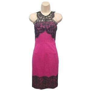 GUESS Stretch Lace Embellished Dress